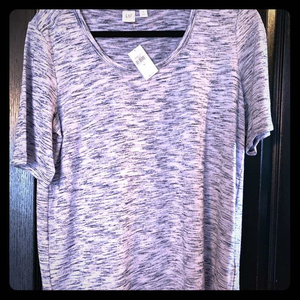 Maternity Softspun Heather Blue top